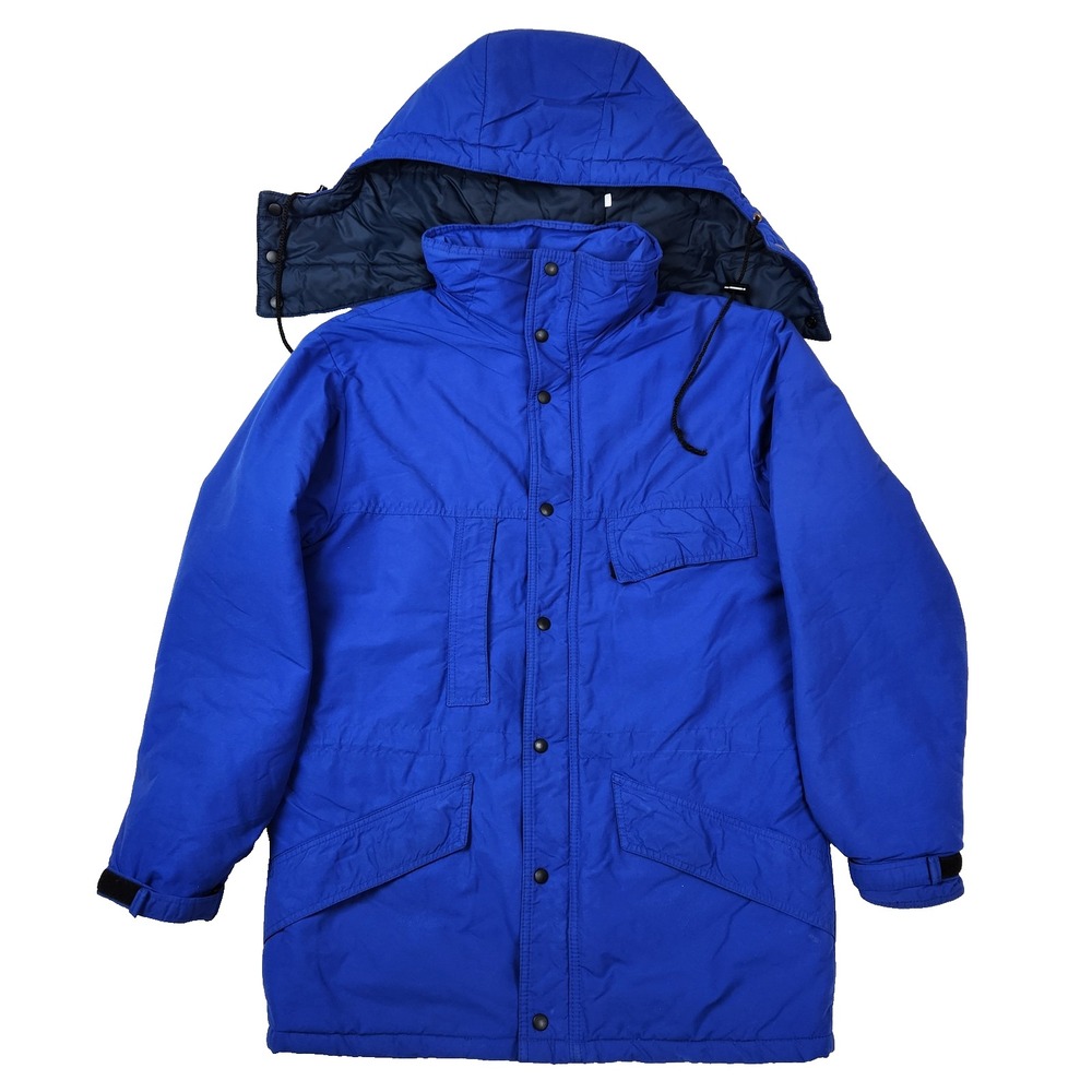 Vintage REI Jacket‎ Mens Small Blue Thinsulate Insulated Hooded Parka USA 90s